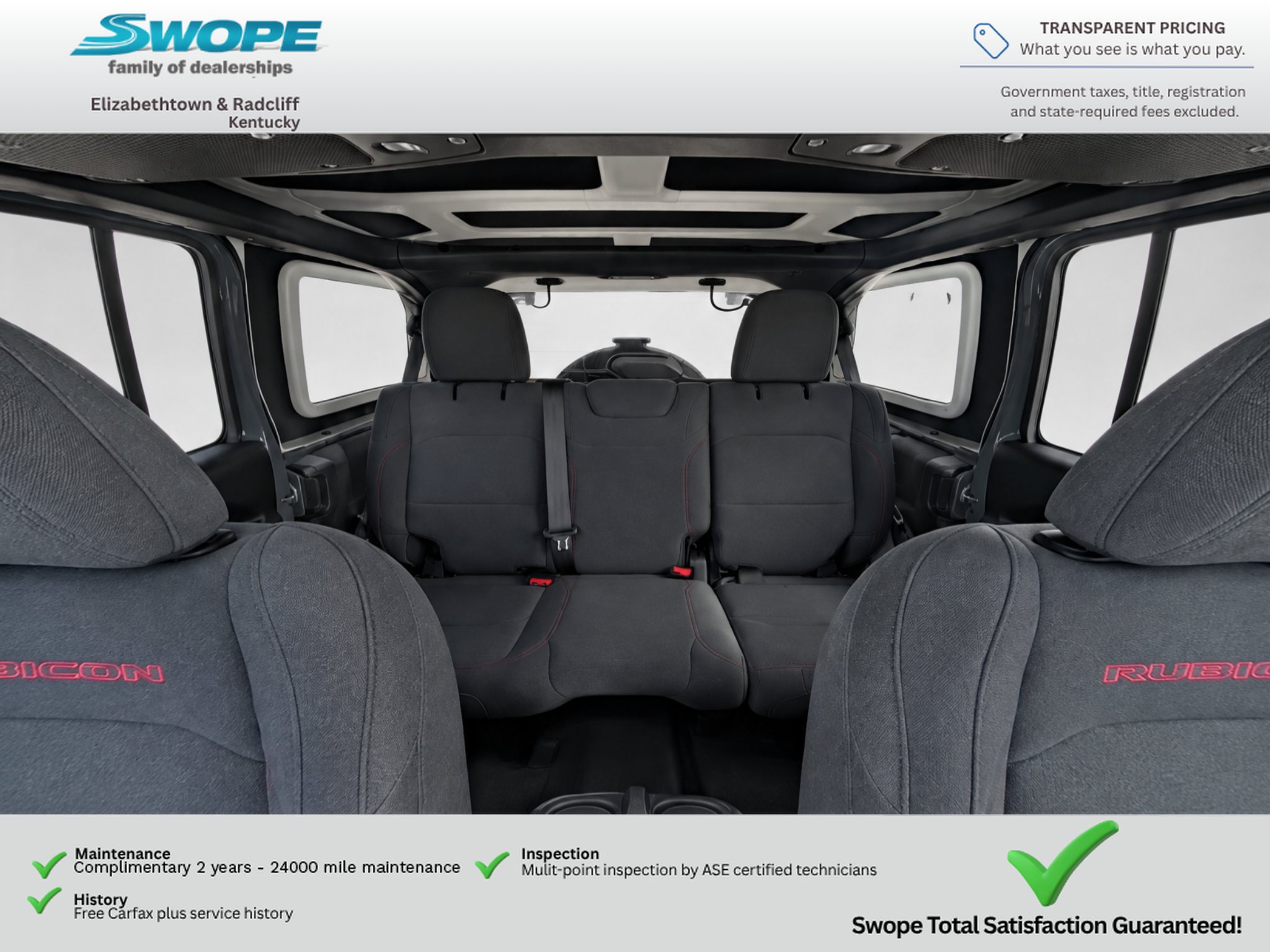 Used 2024 Jeep Wrangler Unlimited Rubicon w/ Convenience Group AWD/4WD image 13