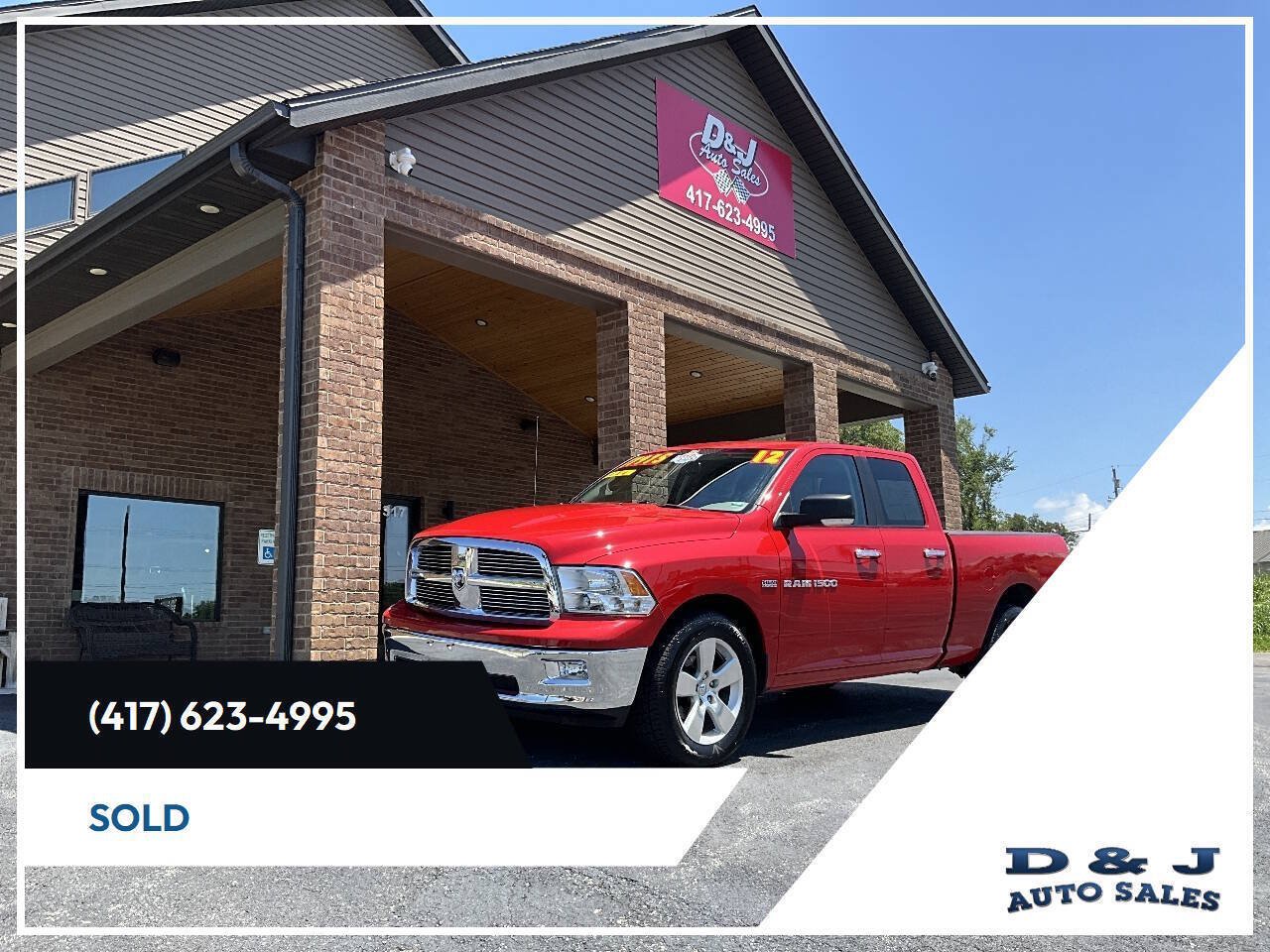 Used 2012 RAM 1500 Big Horn AWD/4WD image 1