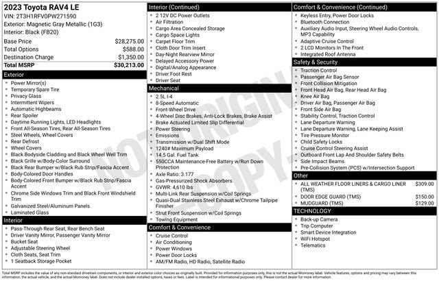 Certified 2023 Toyota RAV4 LE FWD image 26