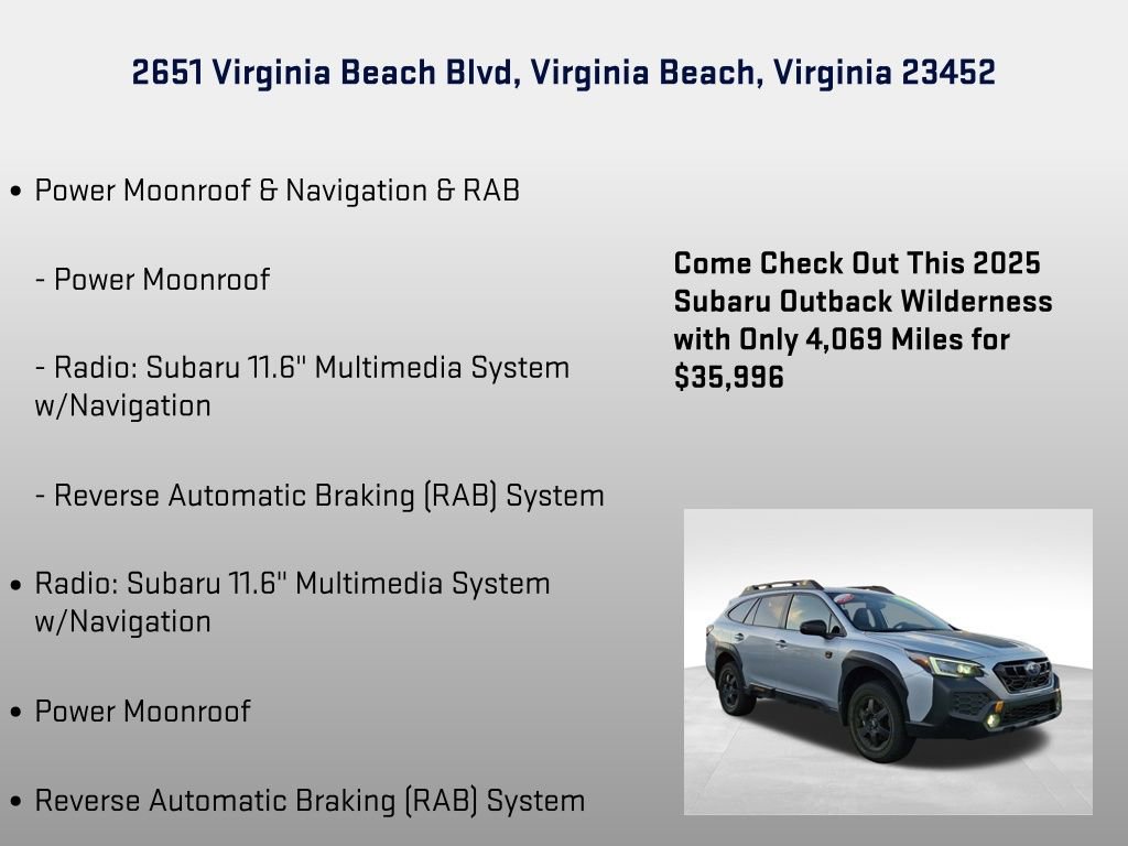 Certified 2025 Subaru Outback Wilderness image 8