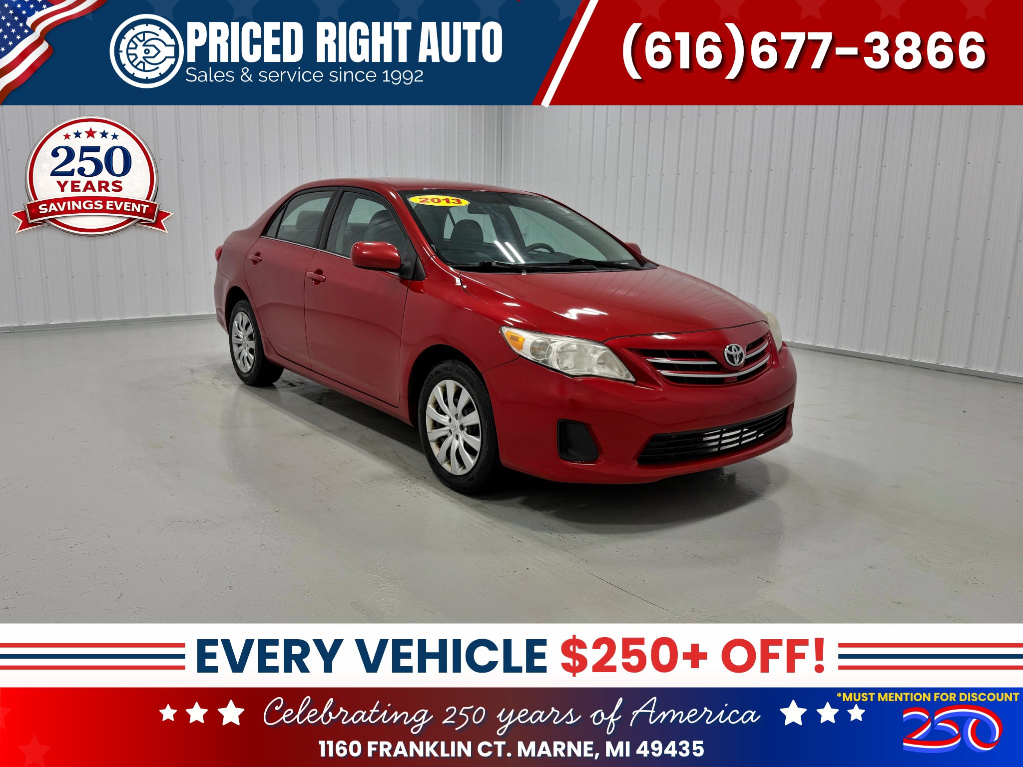 Used 2013 Toyota Corolla LE