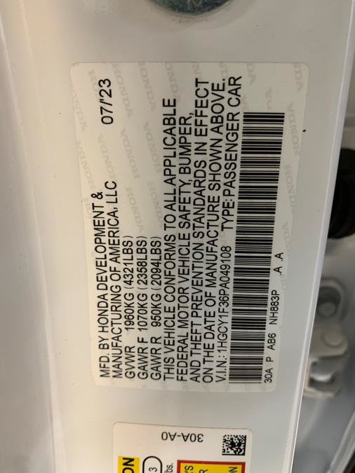 Used 2023 Honda Accord EX image 54