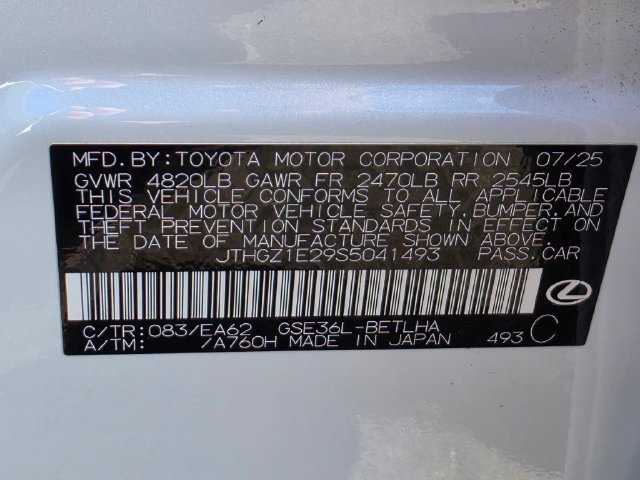 Used 2025 Lexus IS 350 F Sport w/ Accessory Package AWD/4WD image 33