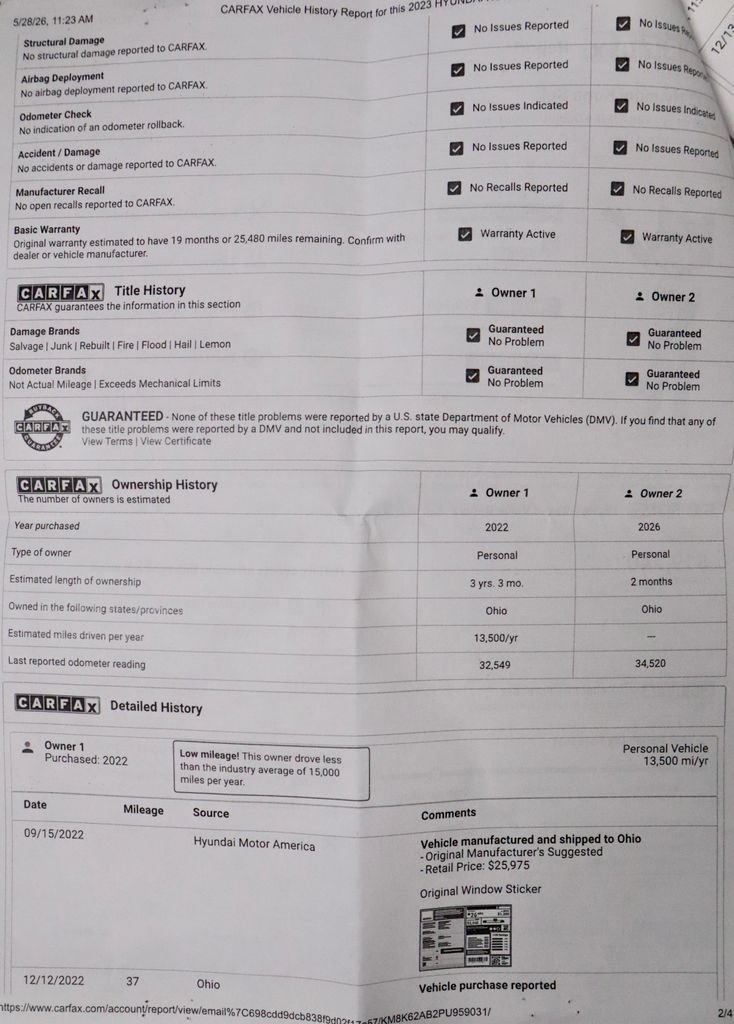 Certified 2023 Hyundai Kona SEL w/ Cargo Package FWD image 6