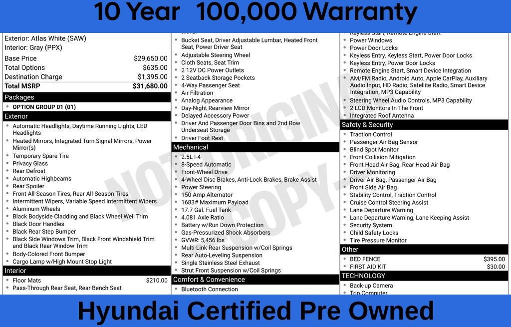 Used 2024 Hyundai Santa Cruz SEL FWD image 9