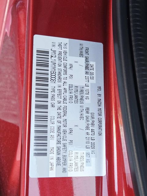 Certified 2021 MAZDA MAZDA6 Touring image 35