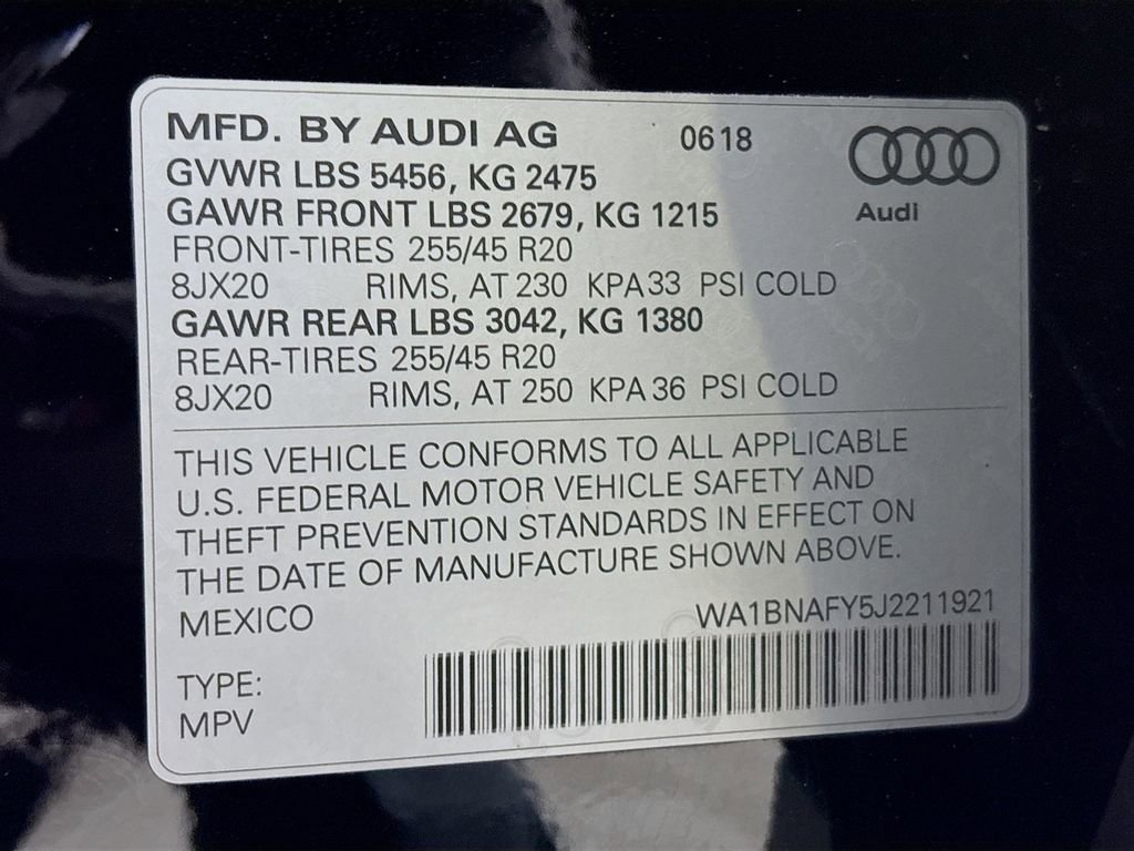 Used 2018 Audi Q5 2.0T Premium Plus w/ Premium Plus Package AWD/4WD image 36
