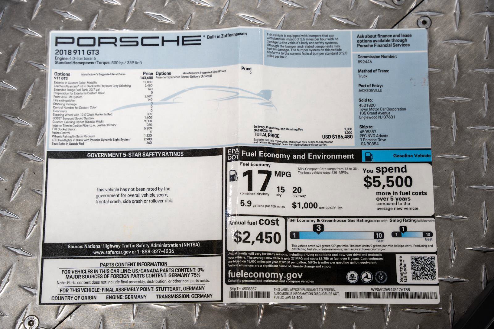 Used 2018 Porsche 911 GT3 image 62