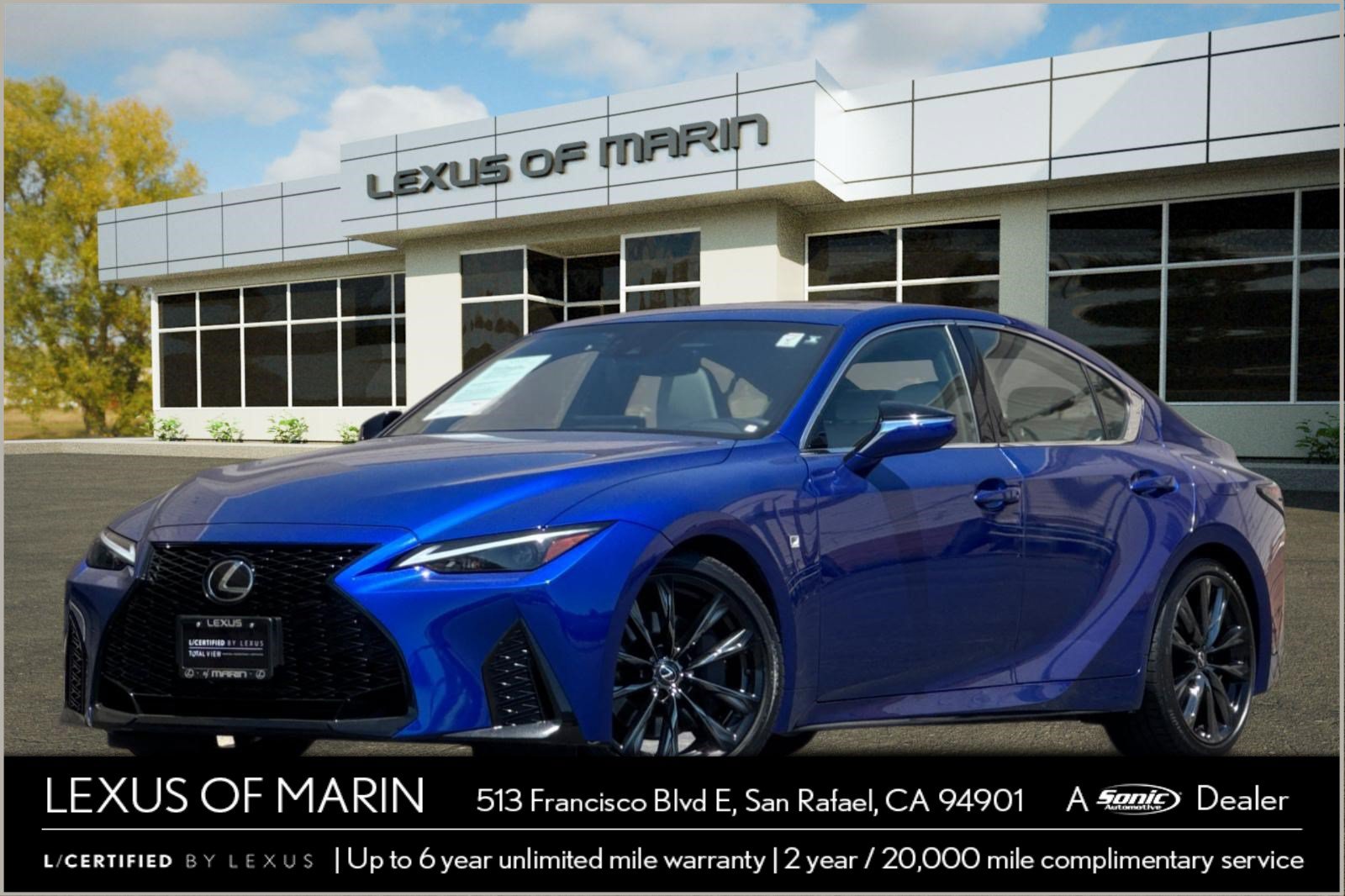 Certified 2023 Lexus IS 350 F Sport w/ Accessory Package RWD image 1