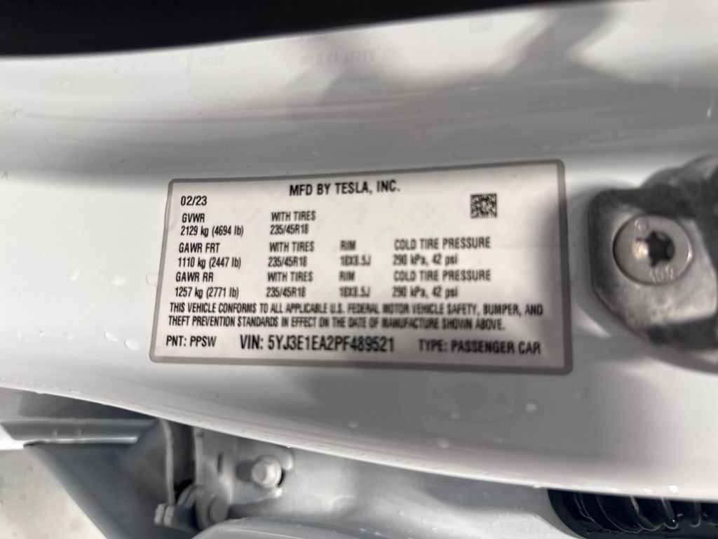 Used 2023 Tesla Model 3 Standard Range RWD image 23