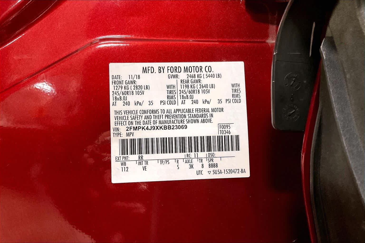 Used 2019 Ford Edge SEL w/ Equipment Group 201A AWD/4WD image 36