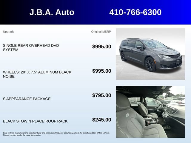 Used 2019 Chrysler Pacifica Touring Plus w/ S Appearance Package FWD image 5
