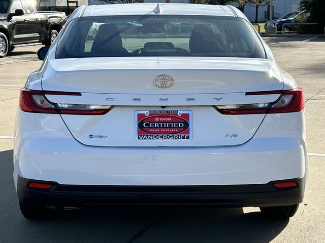 Certified 2025 Toyota Camry LE FWD image 5