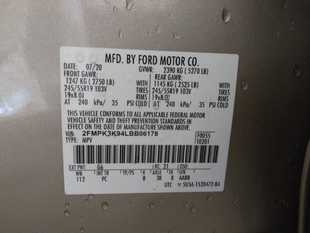 Used 2020 Ford Edge Titanium w/ Equipment Group 301A FWD image 33