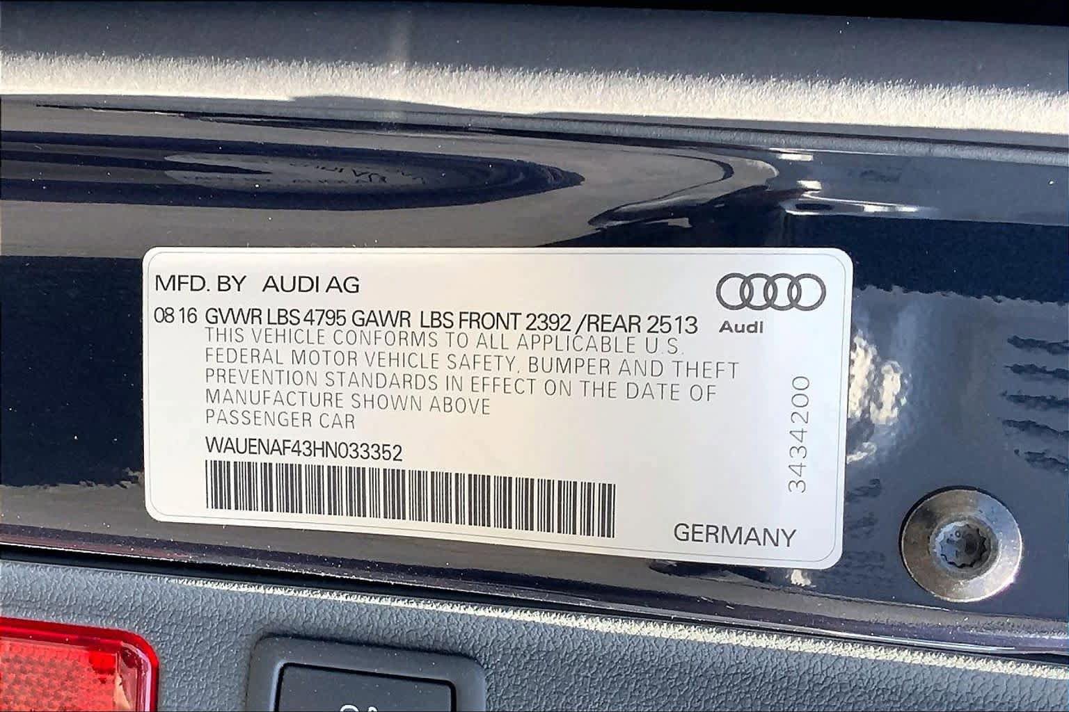Used 2017 Audi A4 2.0T Premium Plus AWD/4WD image 36