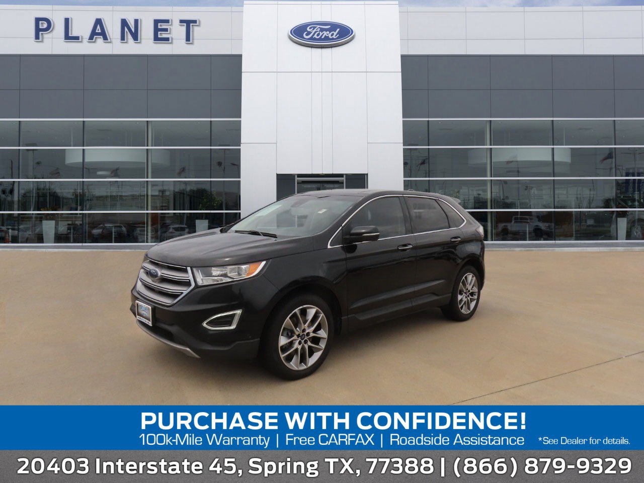 Used 2017 Ford Edge Titanium w/ Equipment Group 302A FWD image 1
