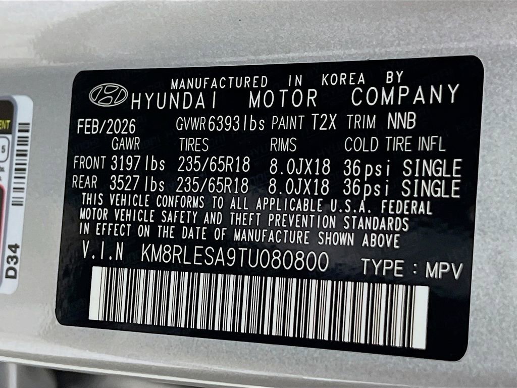 New 2026 Hyundai Palisade SEL AWD/4WD image 25