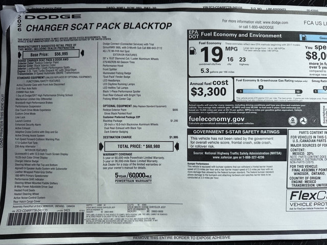 New 2026 Dodge Charger Scat Pack image 29