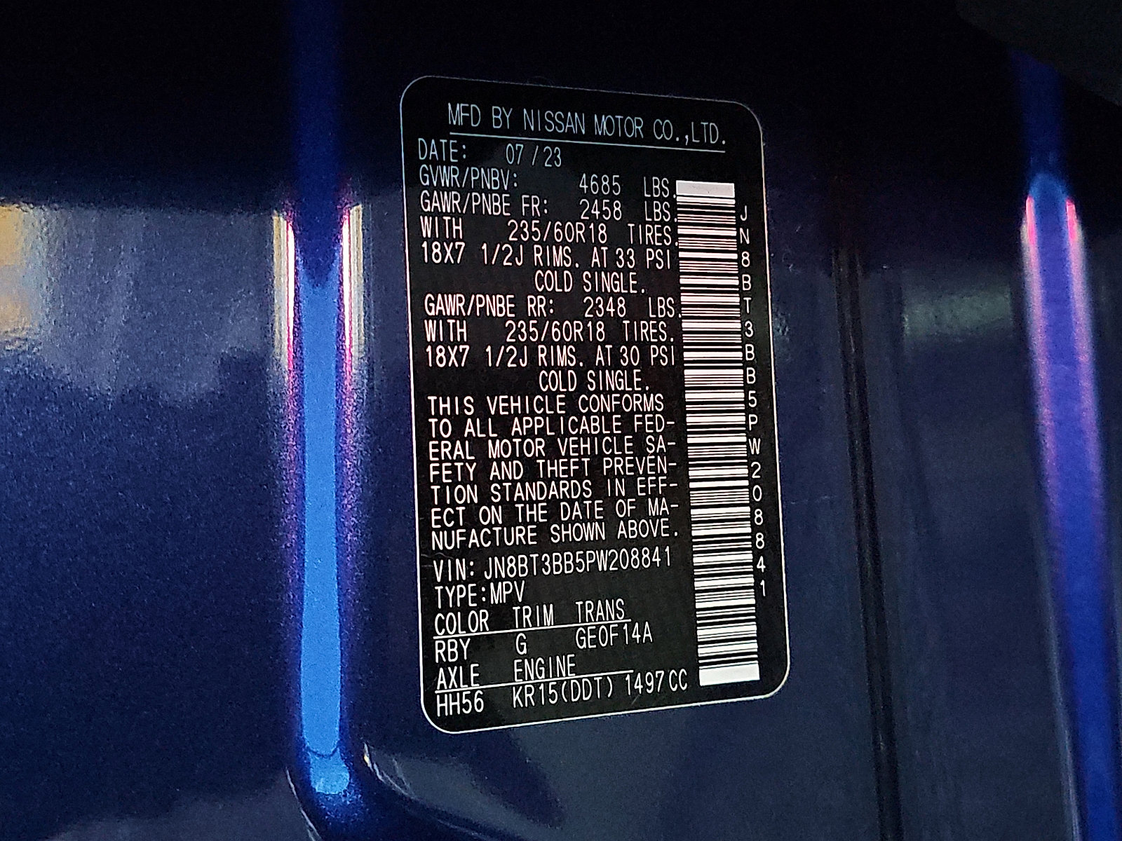 Certified 2023 Nissan Rogue SV image 27