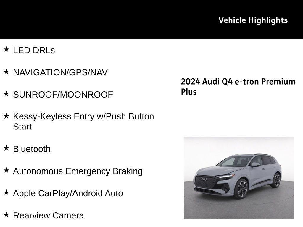 Used 2024 Audi Q4 e-tron Premium Plus w/ Premium Plus AWD/4WD image 31