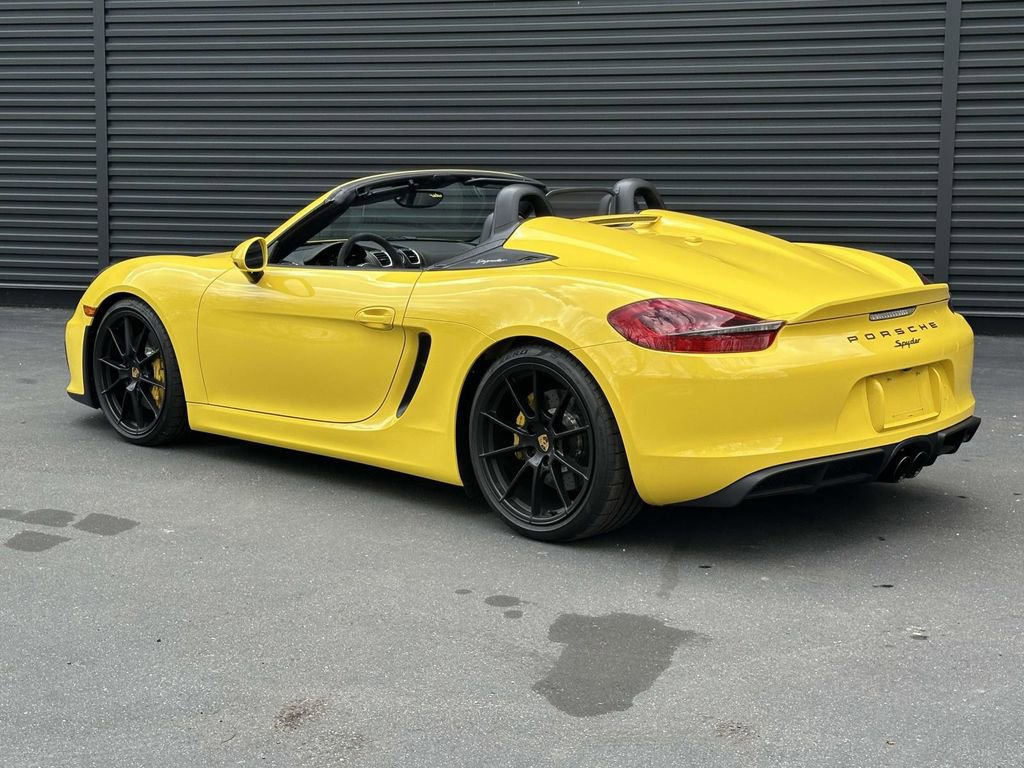 Certified 2016 Porsche Boxster Spyder RWD image 3