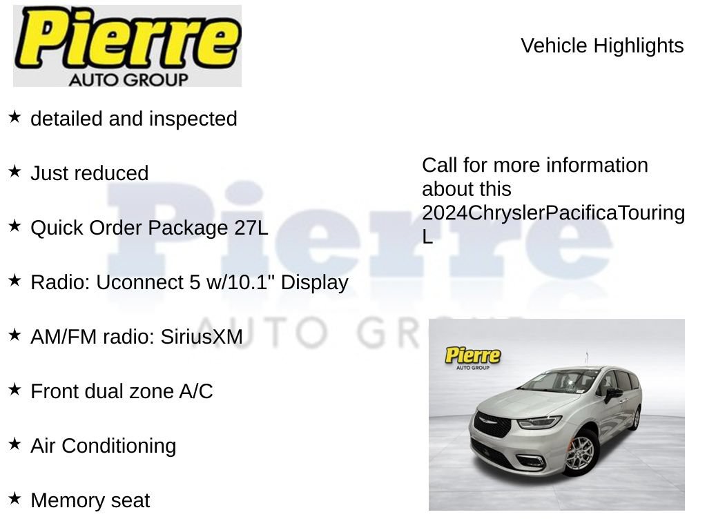 Used 2024 Chrysler Pacifica Touring-L FWD image 7