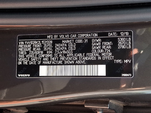 Used 2020 Volvo XC60 T5 Momentum AWD/4WD image 26