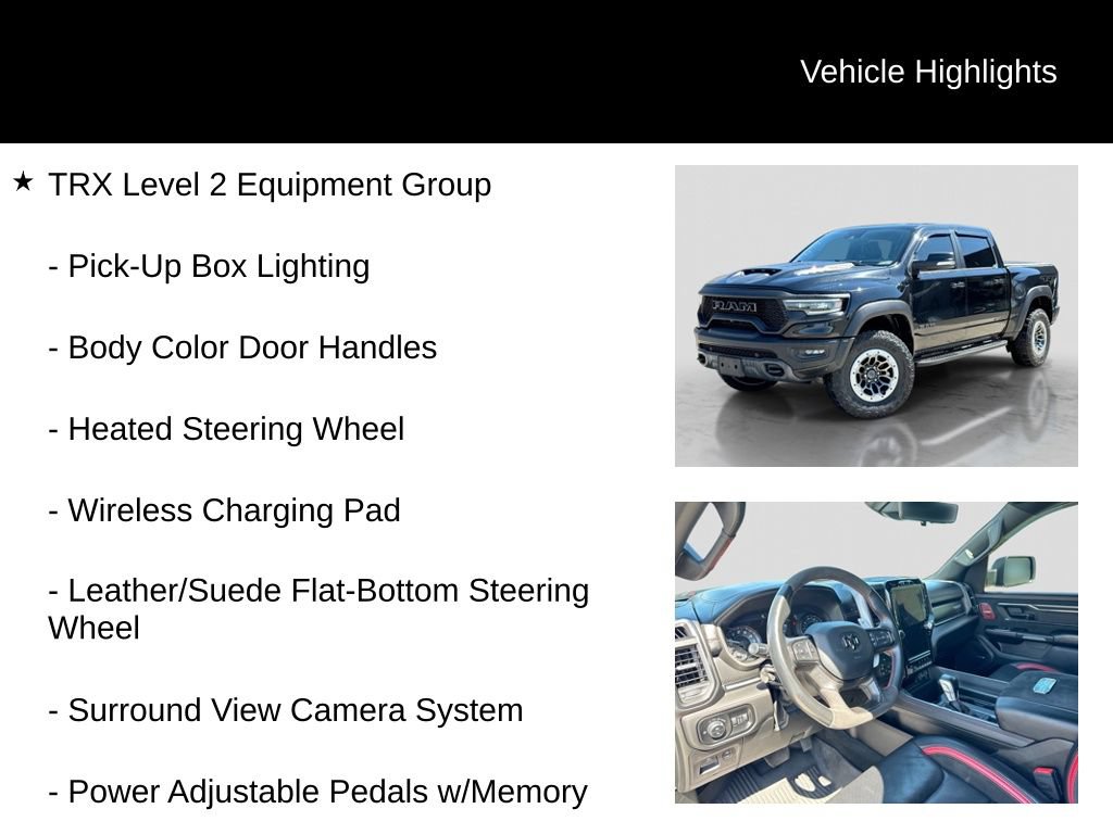 Used 2021 RAM 1500 TRX w/ TRX Level 2 Equipment Group AWD/4WD image 21
