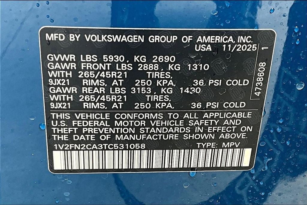 New 2026 Volkswagen Atlas SEL Premium R-Line AWD/4WD image 21