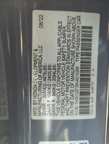 Certified 2022 Honda Accord Sport image 26