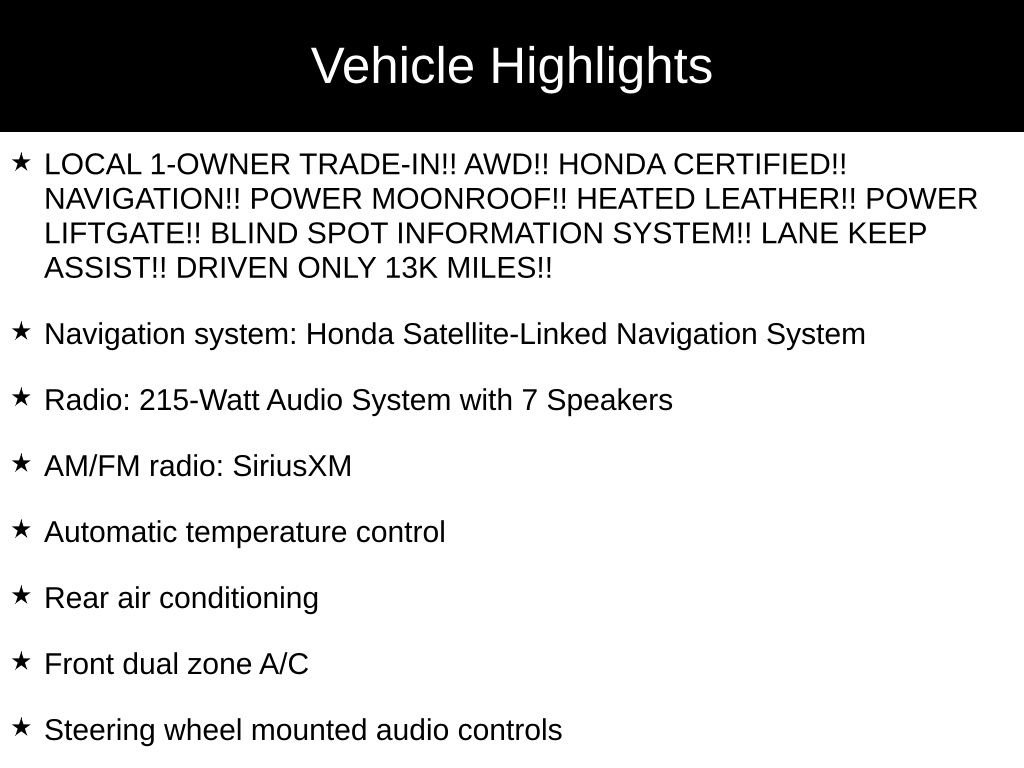 Certified 2025 Honda Passport TrailSport image 34
