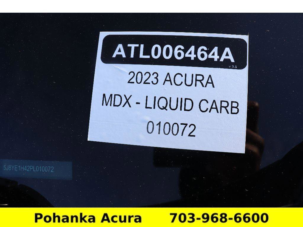 Certified 2023 Acura MDX SH-AWD w/ Technology Package image 41