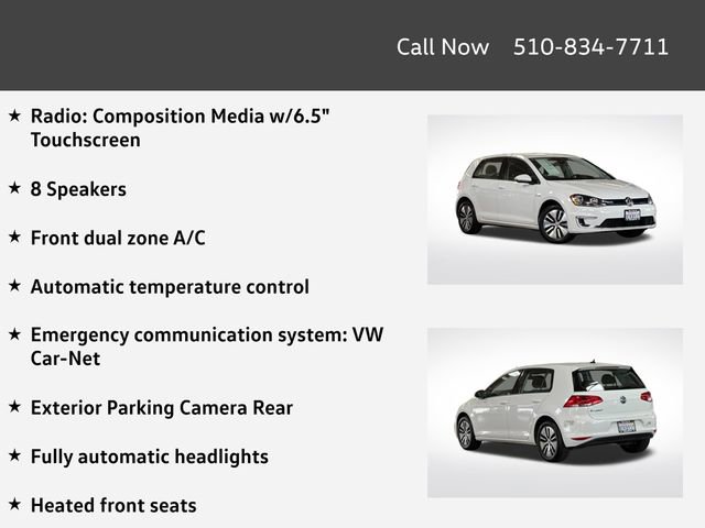 Used 2016 Volkswagen e-Golf SE image 4