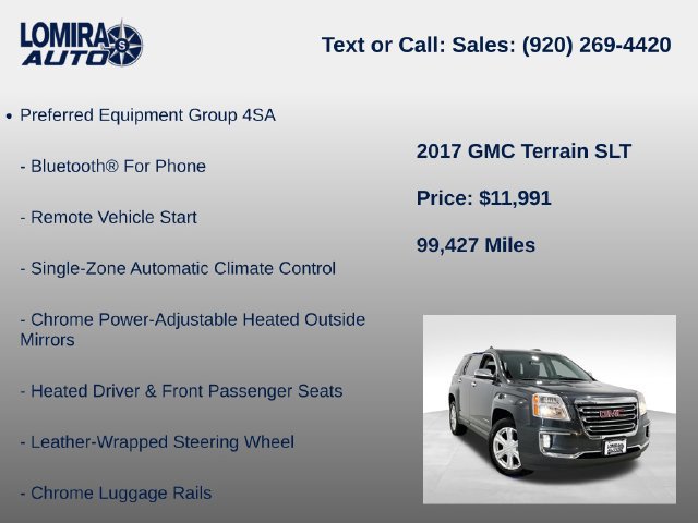 Used 2017 GMC Terrain SLT w/ Open Road Package AWD/4WD image 8