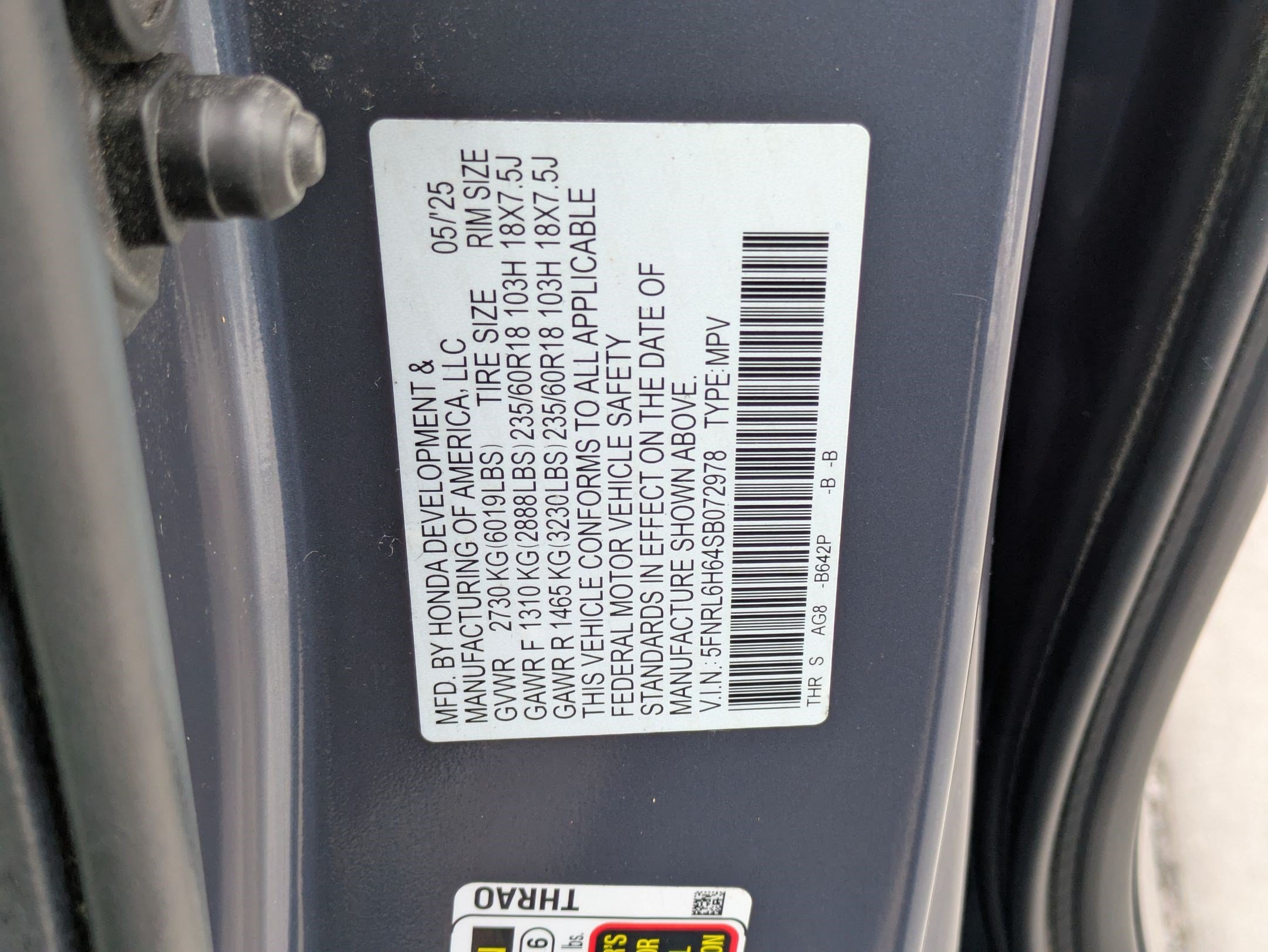 Used 2025 Honda Odyssey EX-L image 38