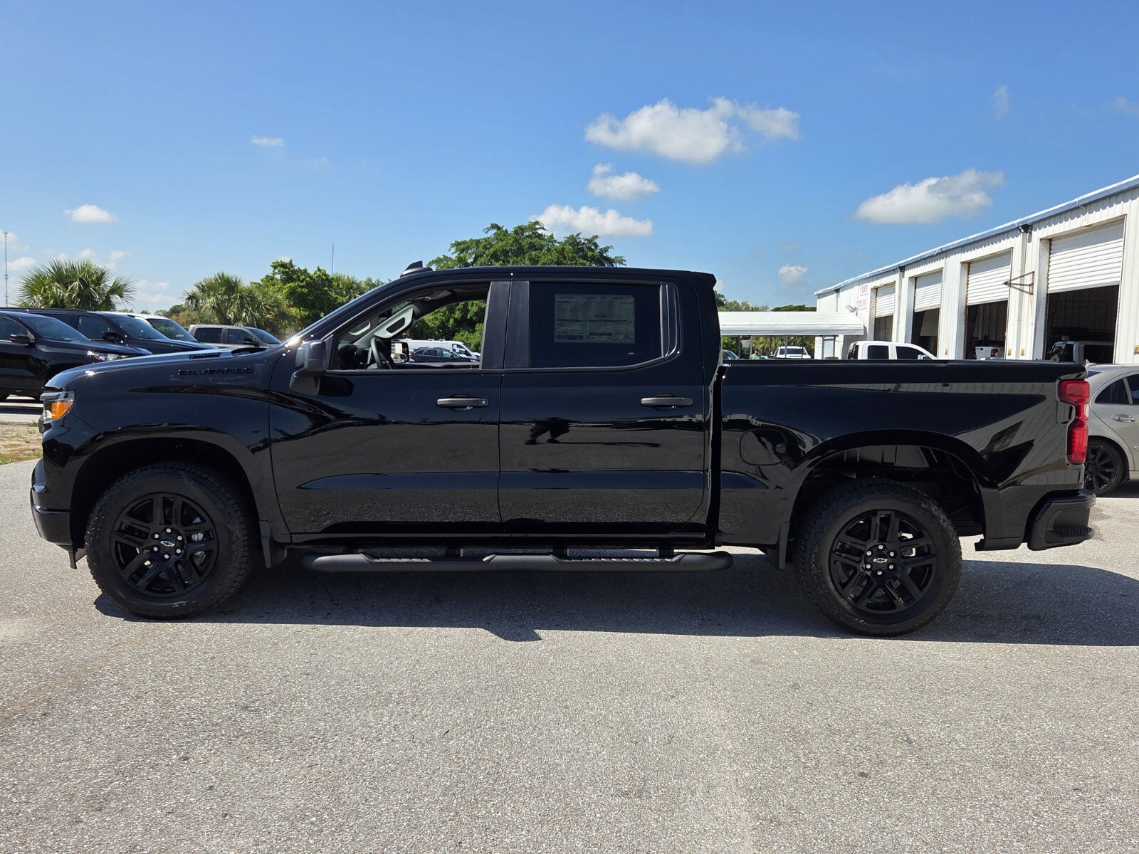 New 2026 Chevrolet Silverado 1500 Custom w/ Turbomax Blackout Package RWD image 2