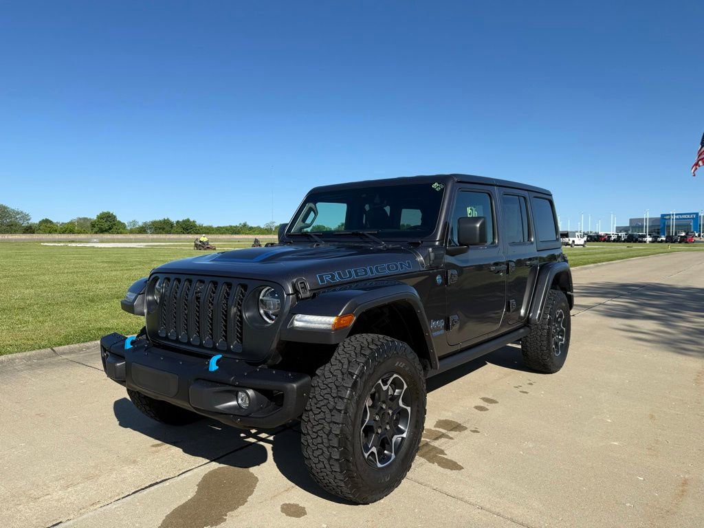 Used 2022 Jeep Wrangler Unlimited Rubicon 4xe w/ Steel Bumper Group AWD/4WD image 9