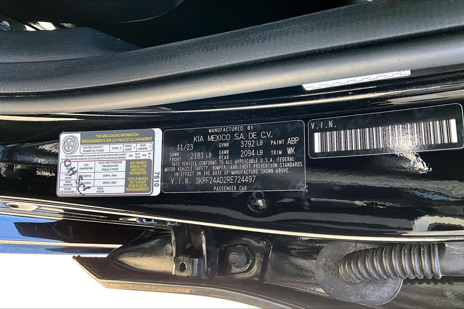 Used 2024 Kia Forte LXS FWD image 35