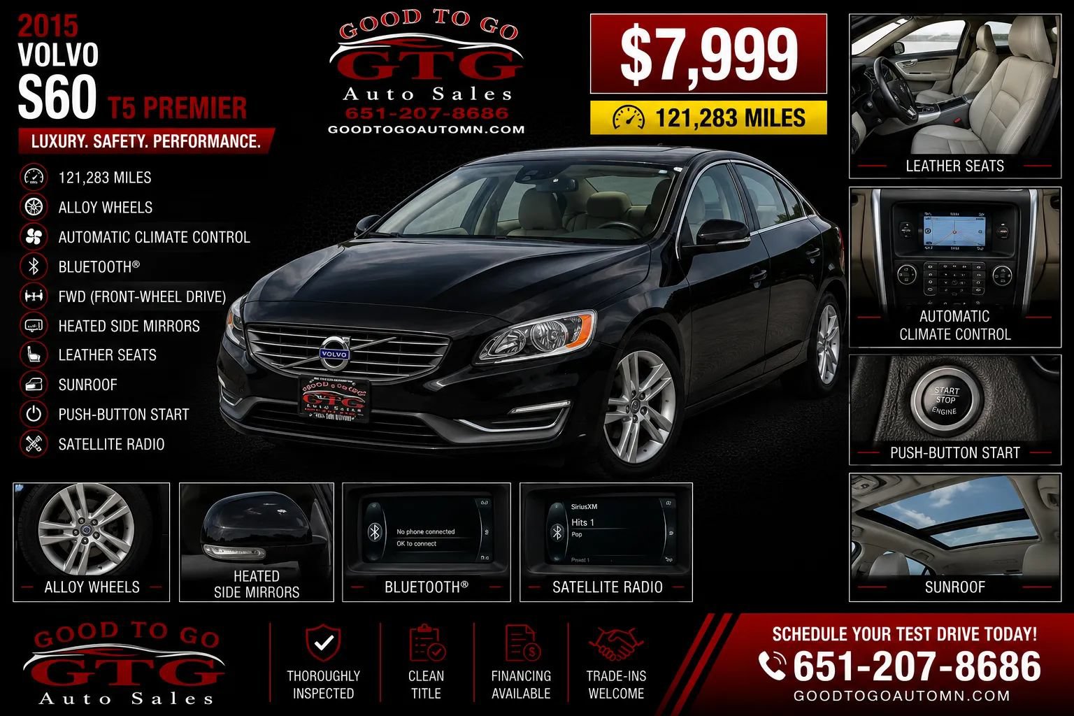 Used 2015 Volvo S60 T5 Premier