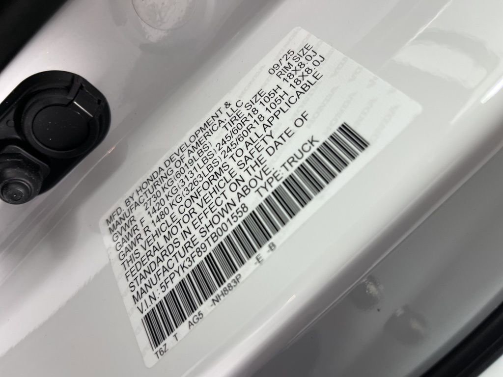 New 2026 Honda Ridgeline Black Edition image 23