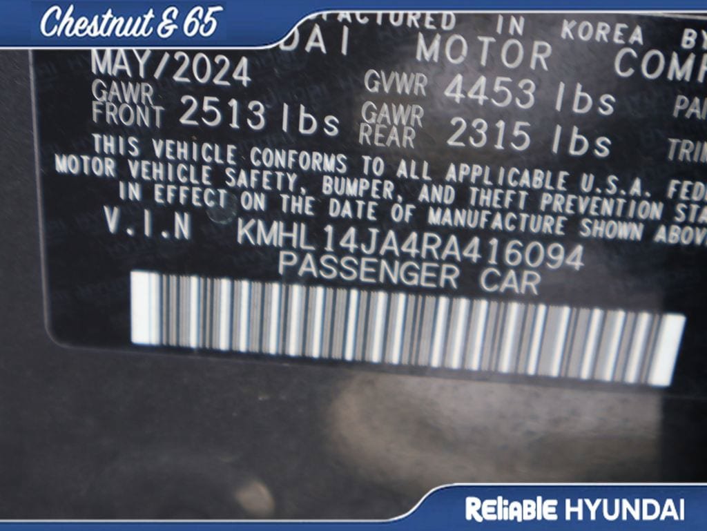 Certified 2024 Hyundai Sonata SEL w/ Convenience Package FWD image 42