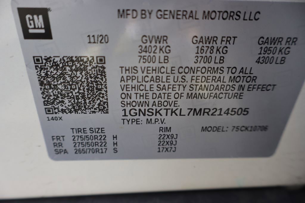Used 2021 Chevrolet Tahoe High Country AWD/4WD image 4