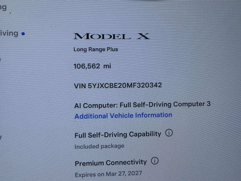 Used 2021 Tesla Model X Long Range AWD/4WD image 20