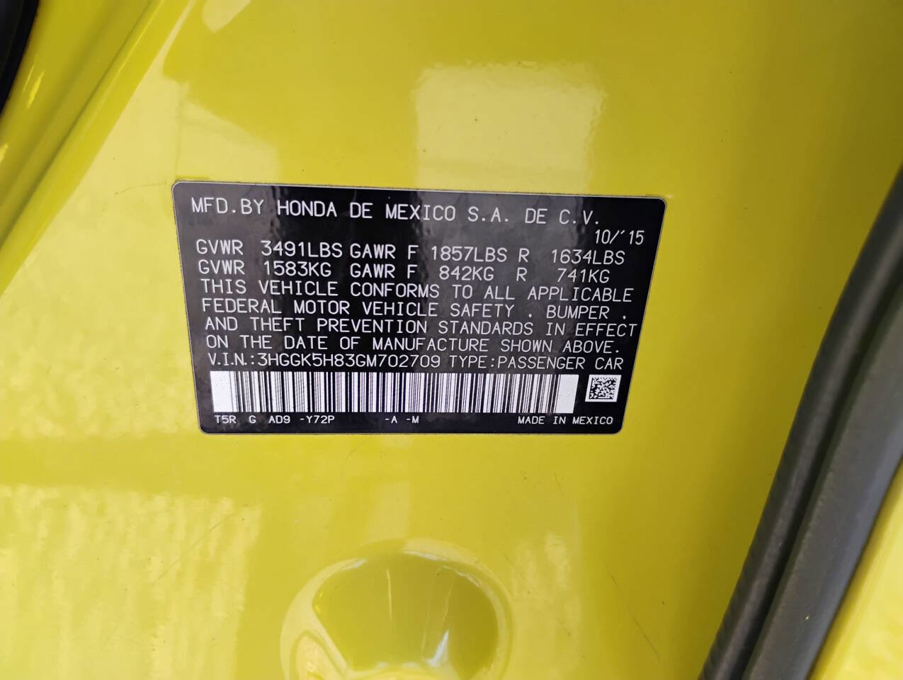 Used 2016 Honda Fit EX-L image 27