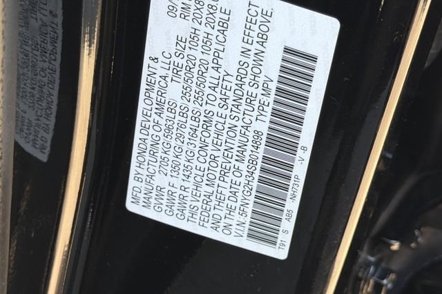 Certified 2025 Honda Pilot Sport image 36