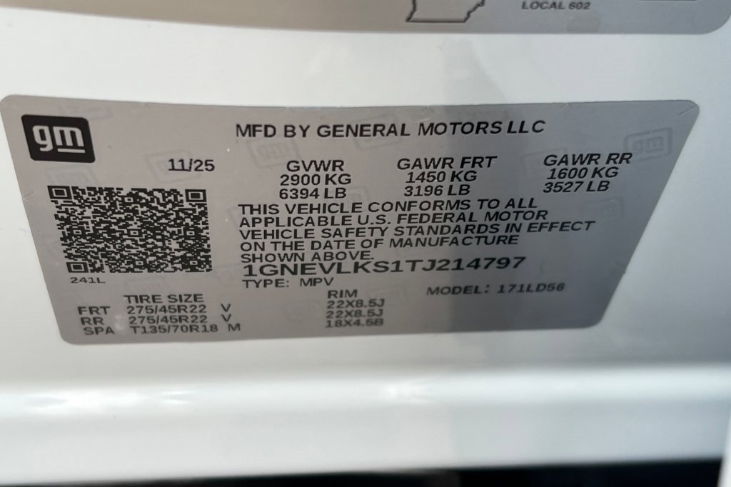 New 2026 Chevrolet Traverse RS image 24