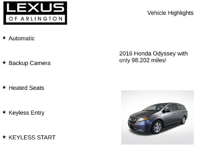 Used 2016 Honda Odyssey EX-L image 7
