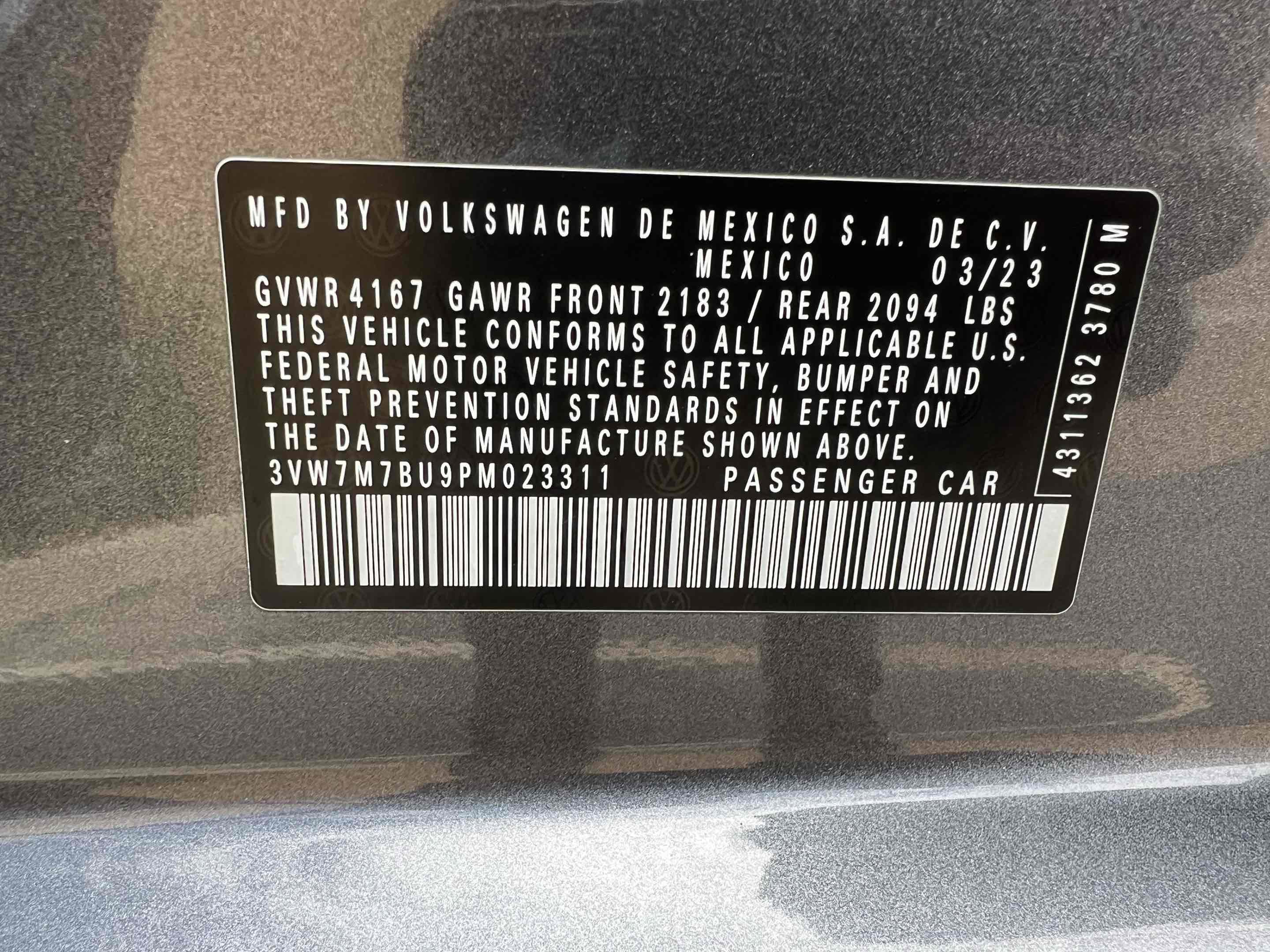 Used 2023 Volkswagen Jetta SE w/ Panoramic Sunroof Package FWD image 10