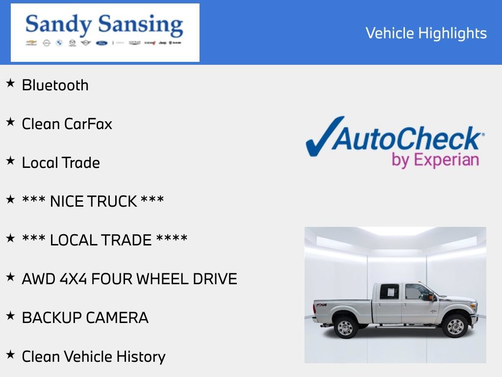 Used 2014 Ford F350 Lariat w/ Lariat Ultimate Package AWD/4WD image 7