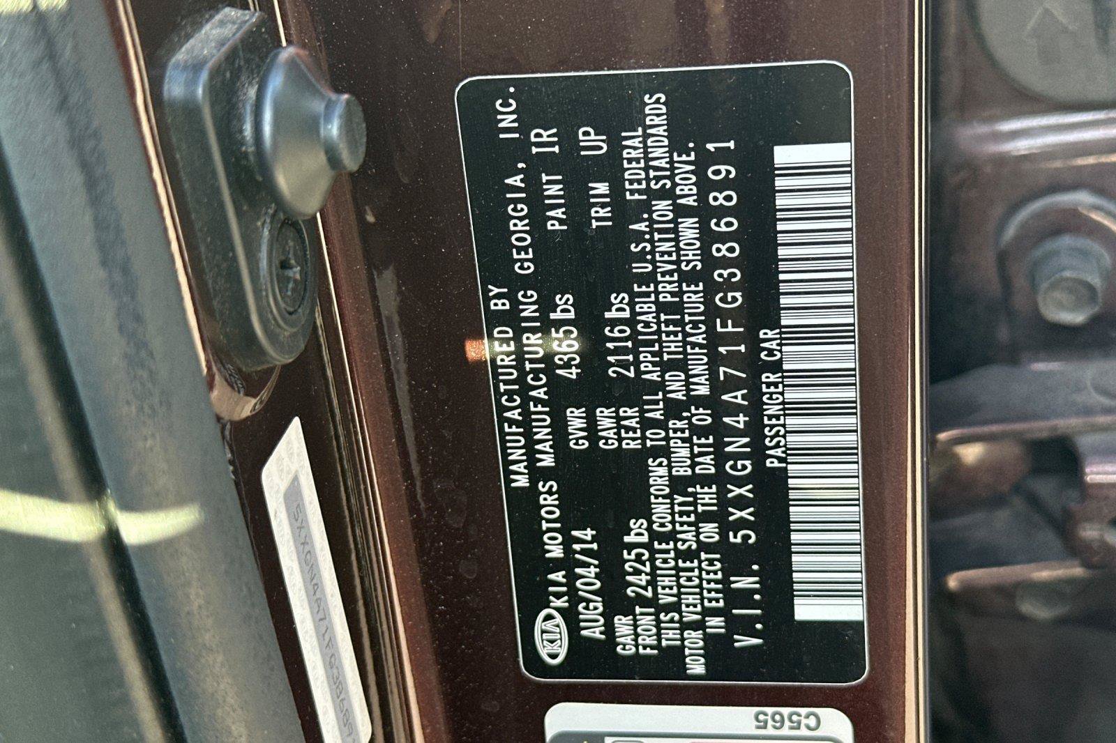 Used 2015 Kia Optima EX w/ EX Premium Package FWD image 28